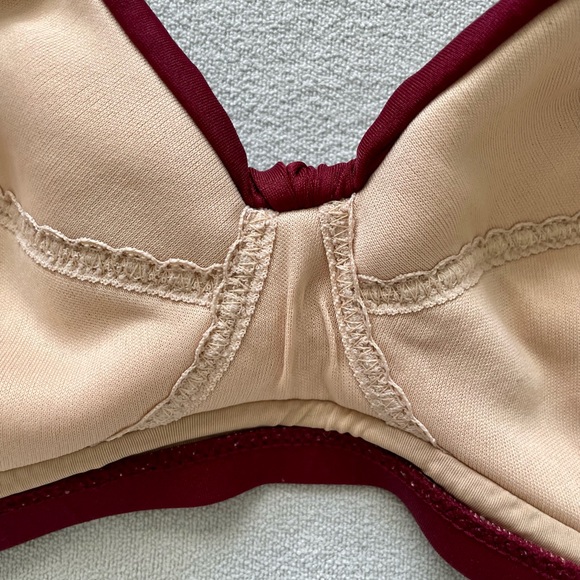 FINAL SALE $9 // J. CREW Burgundy Bikini Top No Underwire Push-Up - Picture 13 of 14